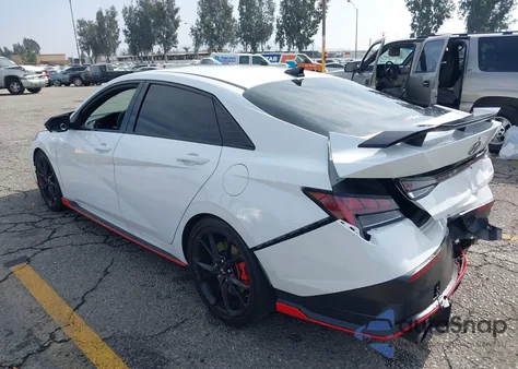 2025 Hyundai Elantra N z USA, uszkodzony, nr VIN KMHLW4DK5SU025725